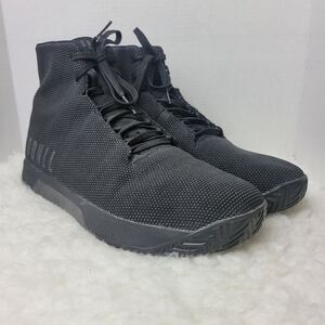 NOBULL Men's Shoes Size 15 High Top Trainer Triple Black SuperFabric Sneake